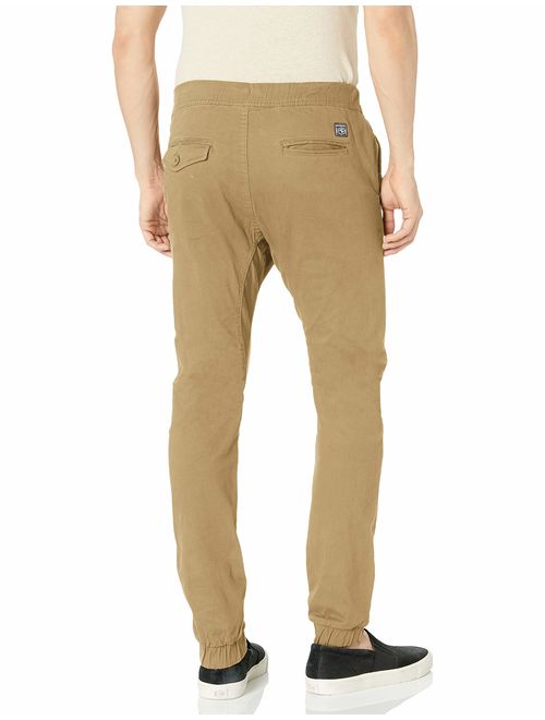 Southpole Big and Tall Basic Stretch Twill Jogger Pants-Reg and Big & Tall Sizes