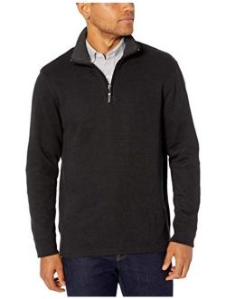 Men's Quarter-Zip French Rib Sweater