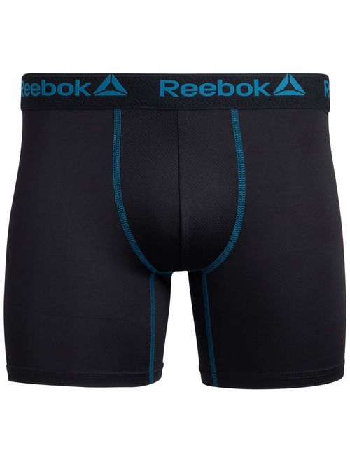 Reebok Men's Performance Boxer Briefs with Comfort Pouch (8 Pack)