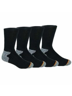 Weatherproof Premium 4-Pair Men's Wool Blend Crew Socks