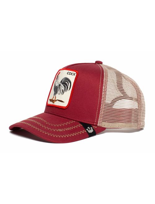 CHUANGE Animal Farm Trucker Hat Sun Mesh Baseball Patch Cap Snapback Summer Adjustable Meshback Cap 