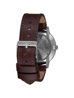 Porter Leather A1058 50m Water Resistant Men's Watch (20-18mm Leather Band and 40mm Watch Face)