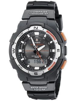 Men's SGW500H-1BV Black Resin Multifunction Watch