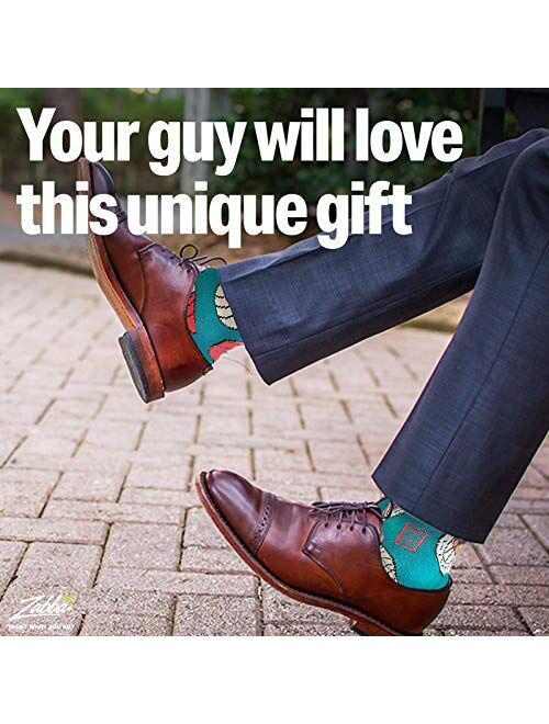 Fun Socks for Men - Cool Funny Novelty Design Gifts for Dad, Son, Husband - Breathable - 1 or 2 Pack