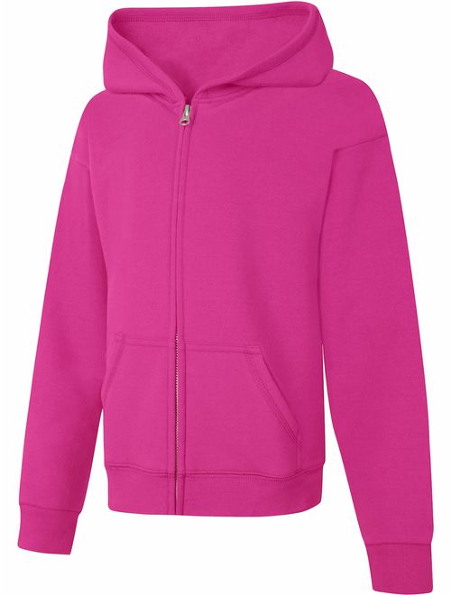 Hanes ComfortSoft Eco Smart Full-Zip Hoodie Sweatshirt (Little Girls & Big Girls)