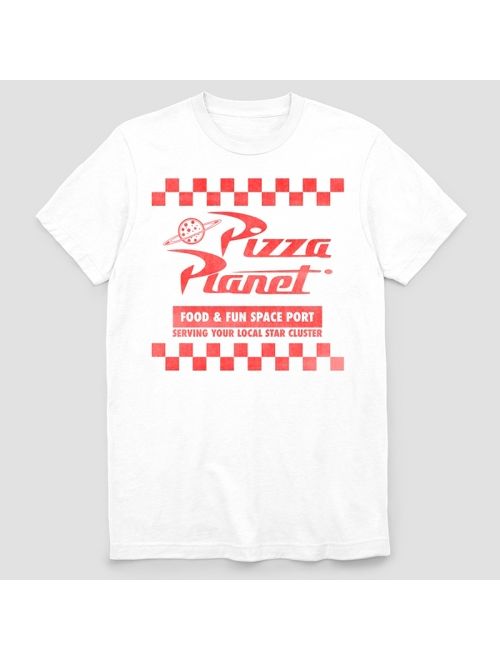 Men's Toy Story Pizza Planet Short Sleeve Graphic T-Shirt - White