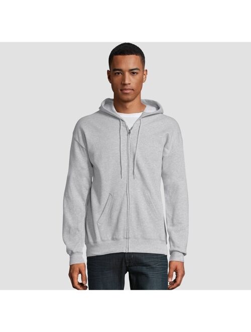 Hanes Men's EcoSmart Fleece Full Zip Hooded Sweatshirt