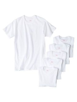 Hanes® Men's 6Pk Crew Neck T-Shirts With Fresh IQ - White