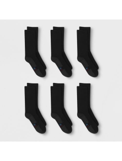 Men's Premium Xtemp Dry Crew Socks 6pk - 6-12