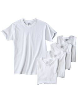 Men's 5pk Crew Neck T-Shirts With Fresh IQ - XXL- White