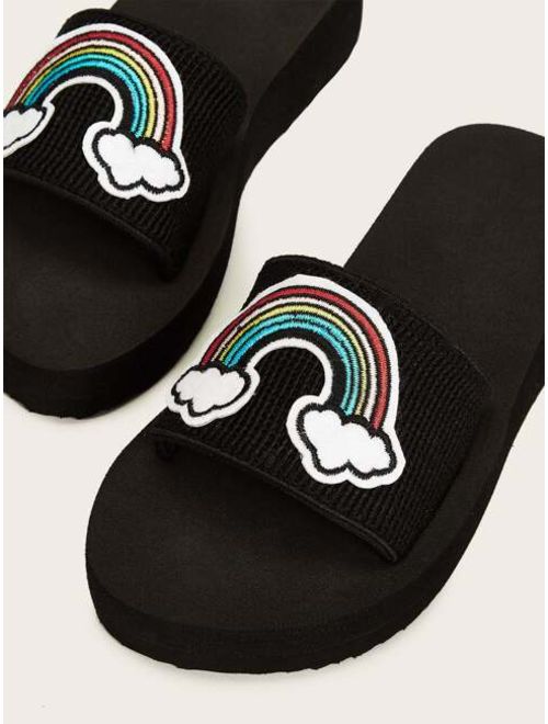 girls rainbow sliders