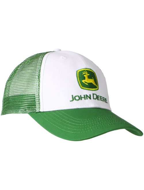 John Deere Men's Trademark Logo Trucker Mesh Back Core Baseball Cap