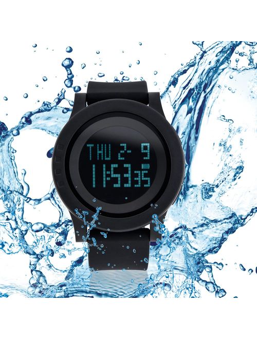 Digital Waterproof Sports Watch Electronic Military LED Sport Running Watch Multifunction Wrist Stopwatch