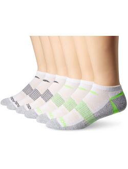 Men's 6 Pack Competition Arch Support and Smooth Toe Seam Low Cut Socks