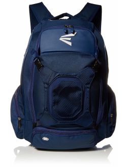 Easton Walk-Off IV Bat & Equipment Backpack Bag | Baseball Softball | 2020 | 2 Bat Sleeves | Vented Shoe Pocket | External Helmet Holder | Zippered Side Pockets | Valuabl