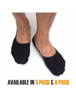 Thirty48 Men No Show Socks, Loafer Socks Boat Shoe Socks Liner Socks with CoolPlus, Non-Slip Grip