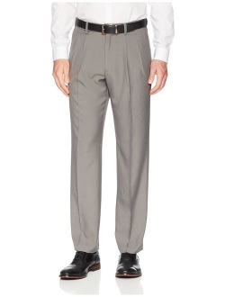 Franklin Tailored Men's Standard Expandable Waist Classic-Fit Pleated Dress Pants