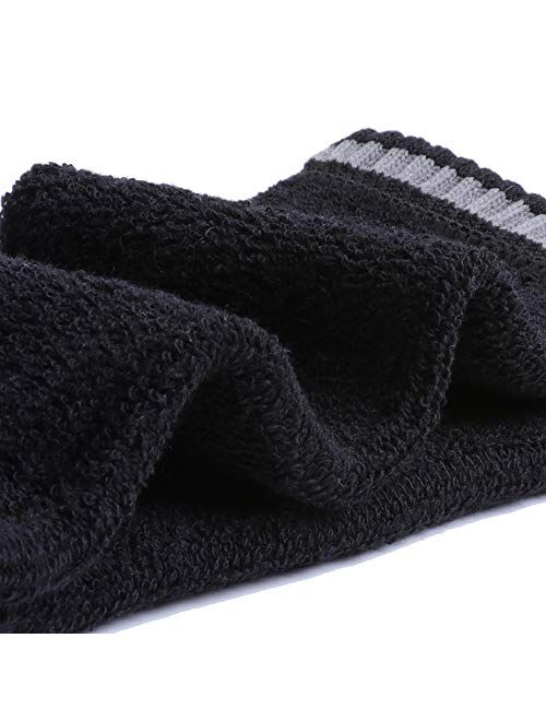 Enerwear 10P Pack Men's Cotton Moisture Wicking Heavy Cushion Crew Socks
