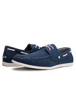 Mens Casual Loafers Lace Up Classic Driving Boat Shoes