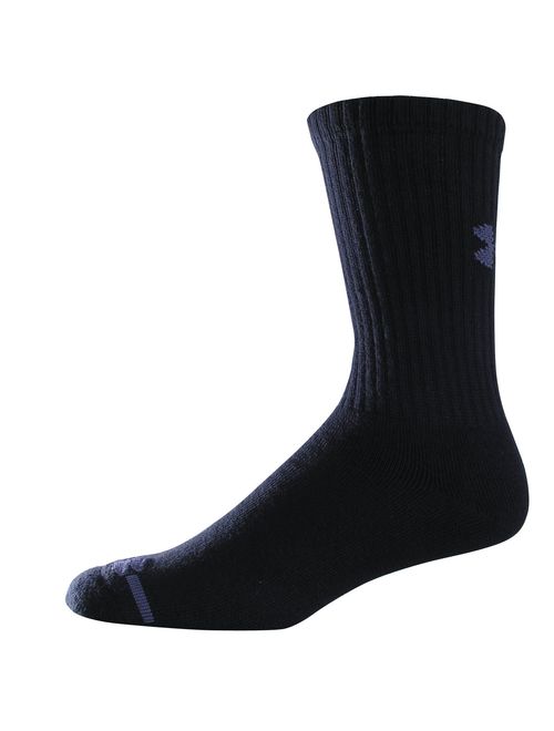 Under Armour Men's Charged Cotton Crew Socks (6 Pack)