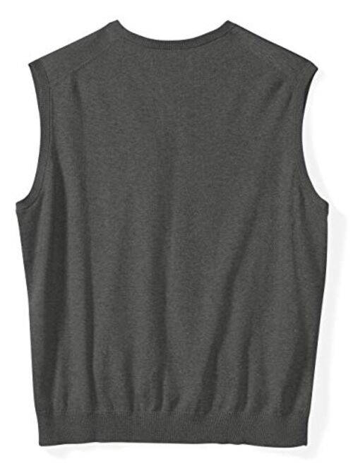 Amazon Essentials Men's V-Neck Sweater Vest fit by DXL