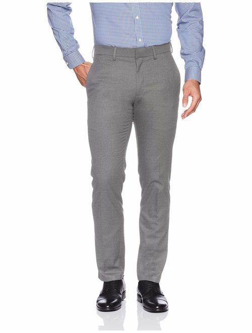 Kenneth Cole REACTION Men's Premium Stretch Texture Weave Slim Fit Dress Pant