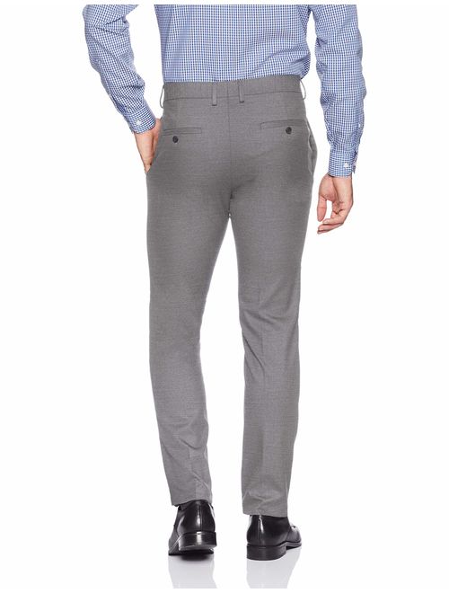 Kenneth Cole REACTION Men's Premium Stretch Texture Weave Slim Fit Dress Pant