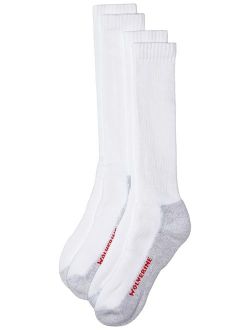 Men's Cotton-Blend Cushioned Socks (Pack of Two)