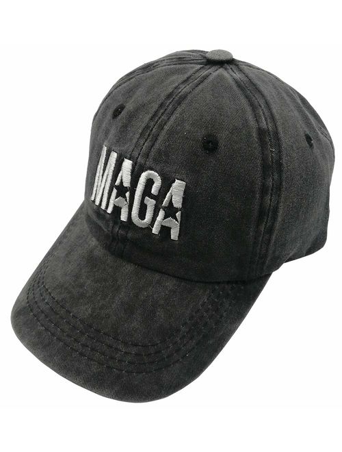 KKMKSHHG Unisex Make America Great Again Hat, USA MAGA Cap Adjustable Baseball Hats