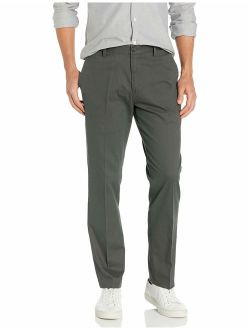 Men's Straight-Fit Wrinkle-Free Comfort Stretch Dress Chino Pant