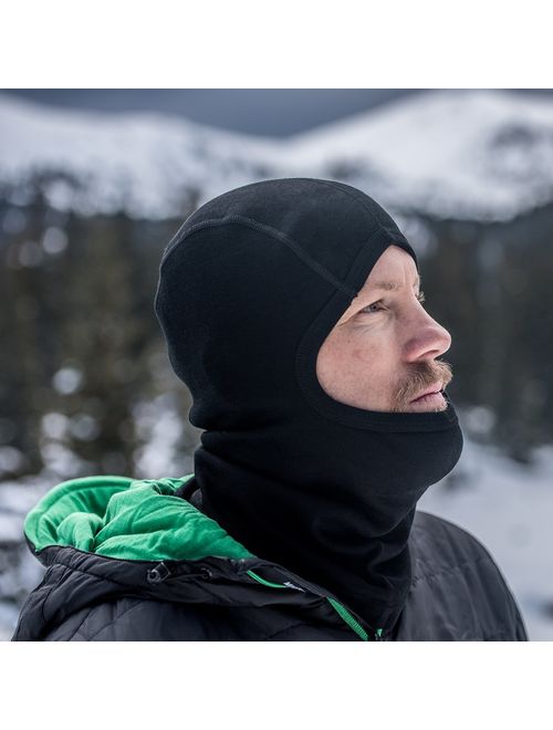 Minus33 Merino Wool 740 Expedition Balaclava Black One Size