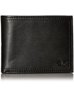 Men's Bifold Leather Wallet - Thin Slimfold RFID Blocking Security Smart Extra Capacity