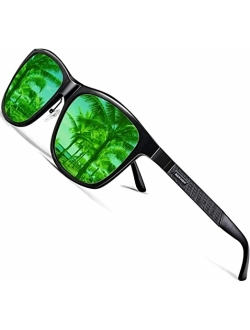 ROCKNIGHT HD Polarized Al-Mg Metal Driving UV400 Protection Sunglasses for Men Women Outdoor Sunglasses for Medium&Big Head