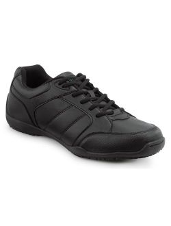 SR Max Rialto Men's Black Slip Resistant Athletic Sneaker
