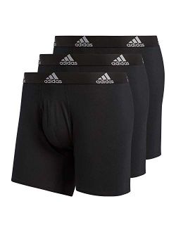 Men's Stretch Cotton Boxer Briefs Underwear (3-Pack)