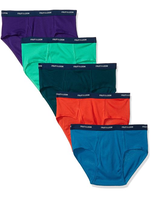 Fruit of the Loom Men's Low-Rise Brief (Pack of Five)