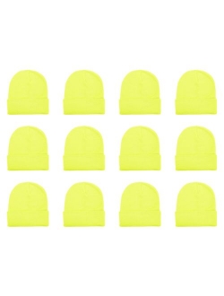 Gelante Unisex Beanie Cap Knitted Warm Solid Color and Multi-Color Multi-Packs