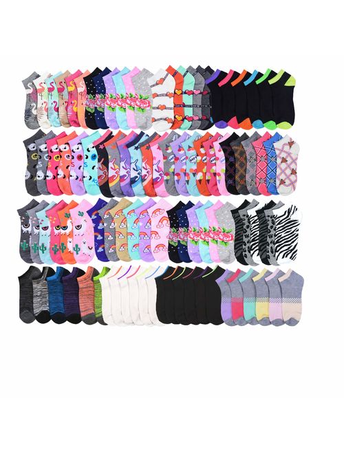 Bulk Socks Wholesale Case of Unisex Socks in Black,White and Grey, Available in 24-144 Packs in 4 different Styles