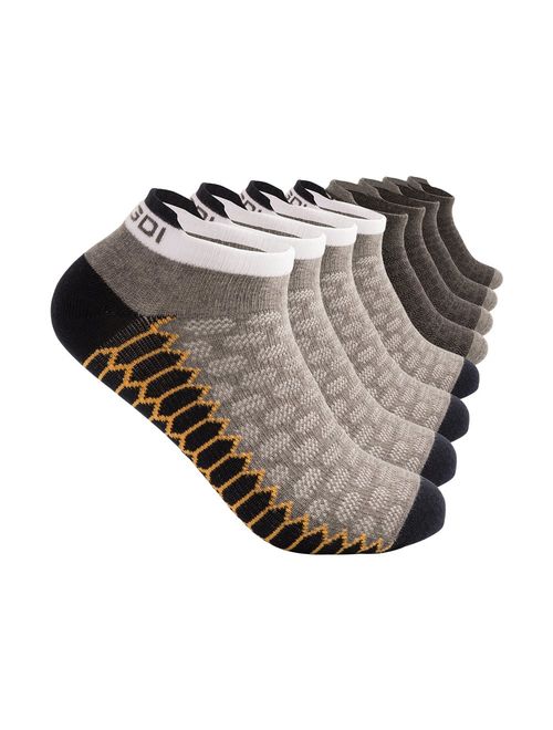 YingDi Low Cut Athletic Running No Show Compression-Fit Socks for Men and Women - pack of 4/6 pairs