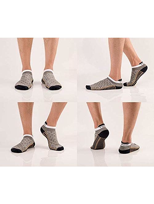 YingDi Low Cut Athletic Running No Show Compression-Fit Socks for Men and Women - pack of 4/6 pairs