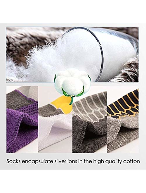 YingDi Low Cut Athletic Running No Show Compression-Fit Socks for Men and Women - pack of 4/6 pairs