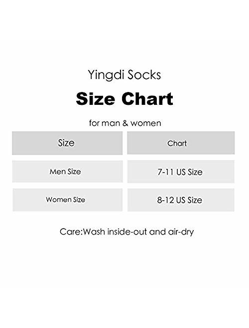 YingDi Low Cut Athletic Running No Show Compression-Fit Socks for Men and Women - pack of 4/6 pairs