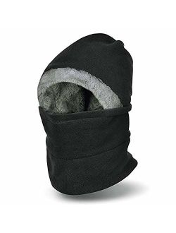 Winter Warm Balaclavas Hat Neck Warmer Scarf Face Cover Skiing Cap for Men Women