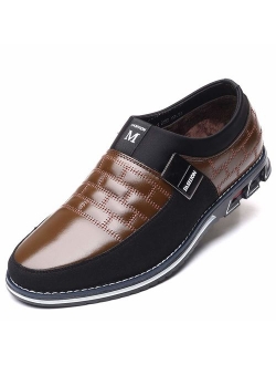 COSIDRAM Men Casual Shoes Sneakers Loafers Breathable Comfort Walking Shoes Fashion Driving Shoes Luxury Leather Shoes for Male Business Work Office Dress Outdoor