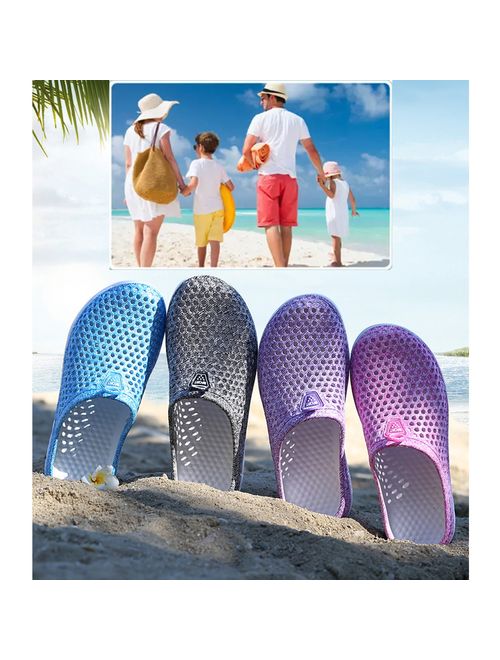 BADIER Men Women Mesh Garden Clog Shoe Walking Beach Slippers