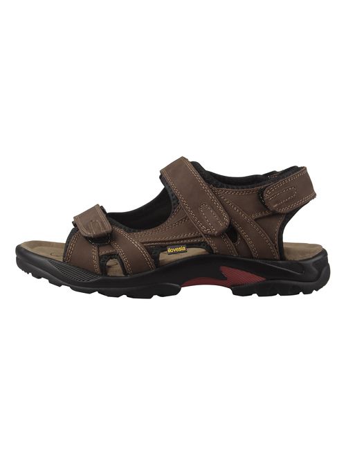 iloveSIA Mens Leather Sandals Athletic and Outdoor Shoes