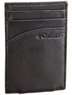 Leather Wallets for Men - Smart Slim Thin Minimalist Travel Front Pocket Card Money Holder for Travel