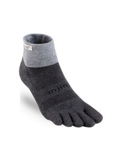 Injinji Men's Trail Midweight Mini Crew Toesocks