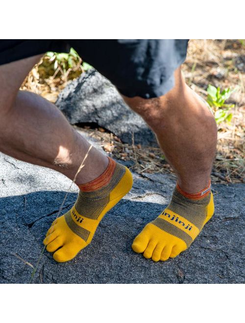 Injinji Men's Trail Midweight Mini Crew Toesocks