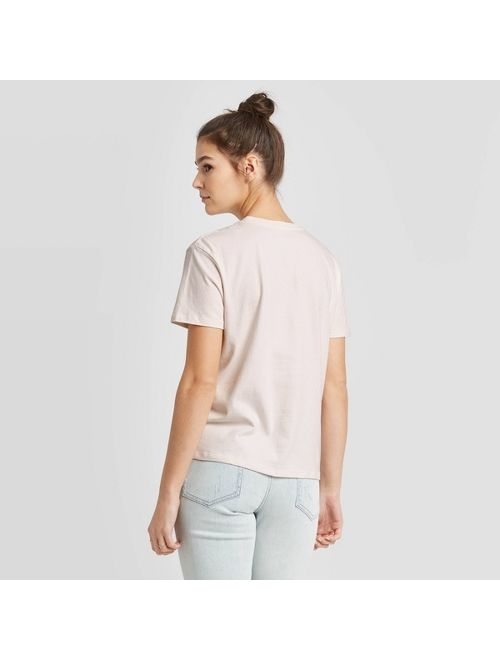 Women's New York Short Sleeve Graphic T-Shirt - Fifth Sun (Juniors') - Pink